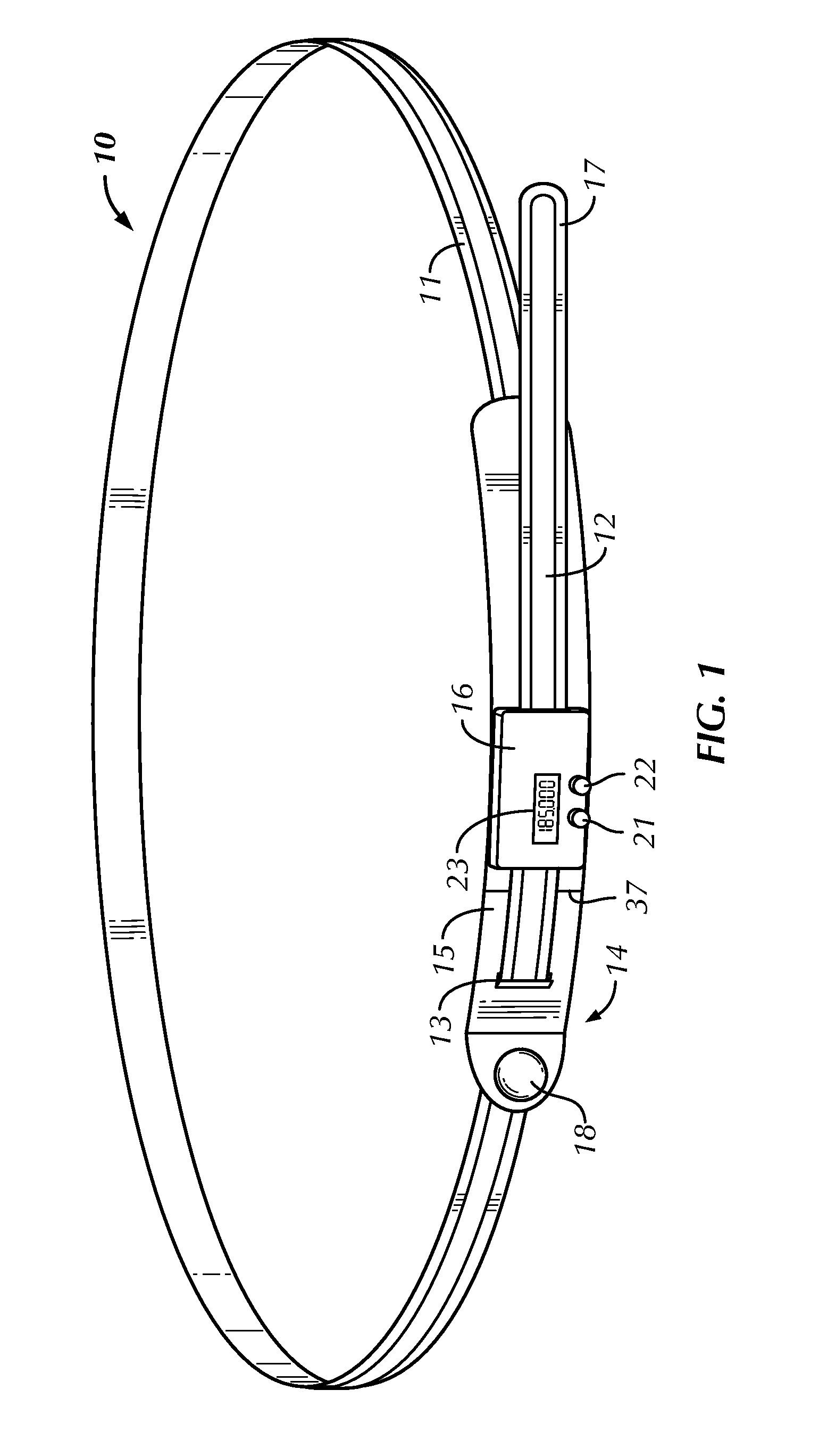 Optical readout device to provide visual information