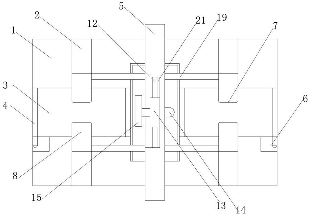 Steel pipe cutting device for rotating shaft production