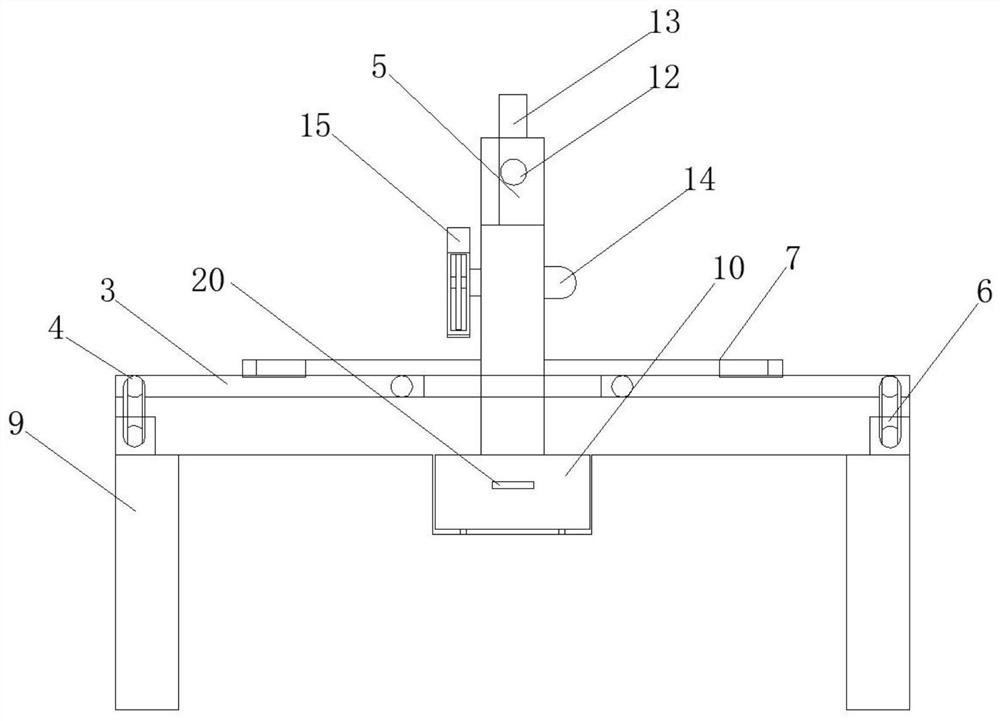 Steel pipe cutting device for rotating shaft production