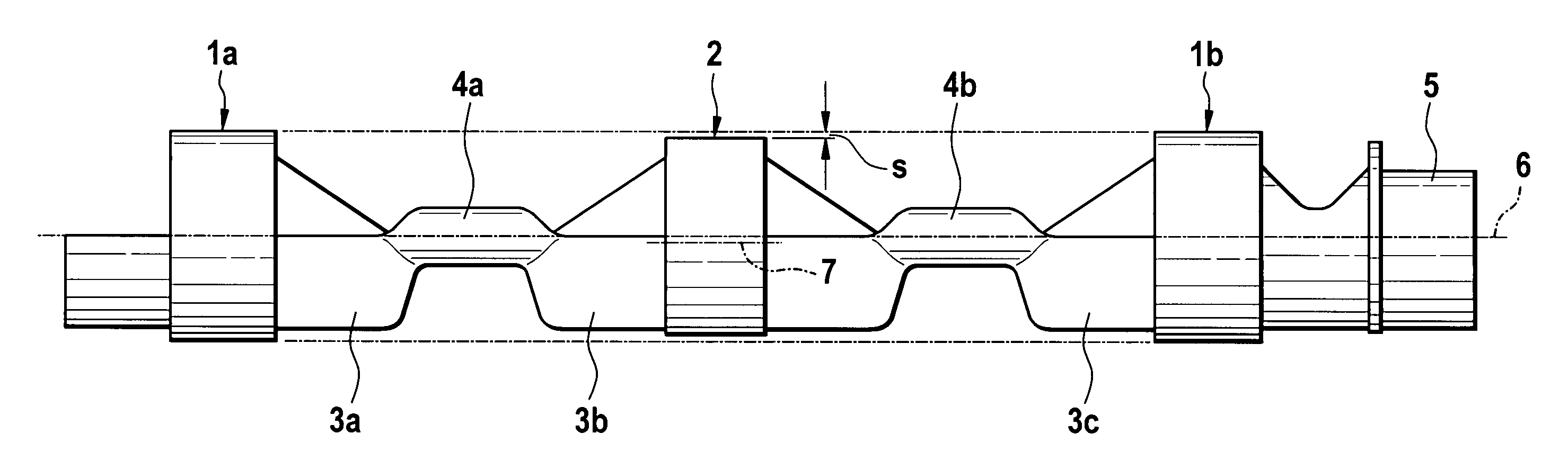 Compensation shaft of an internal combustion engine