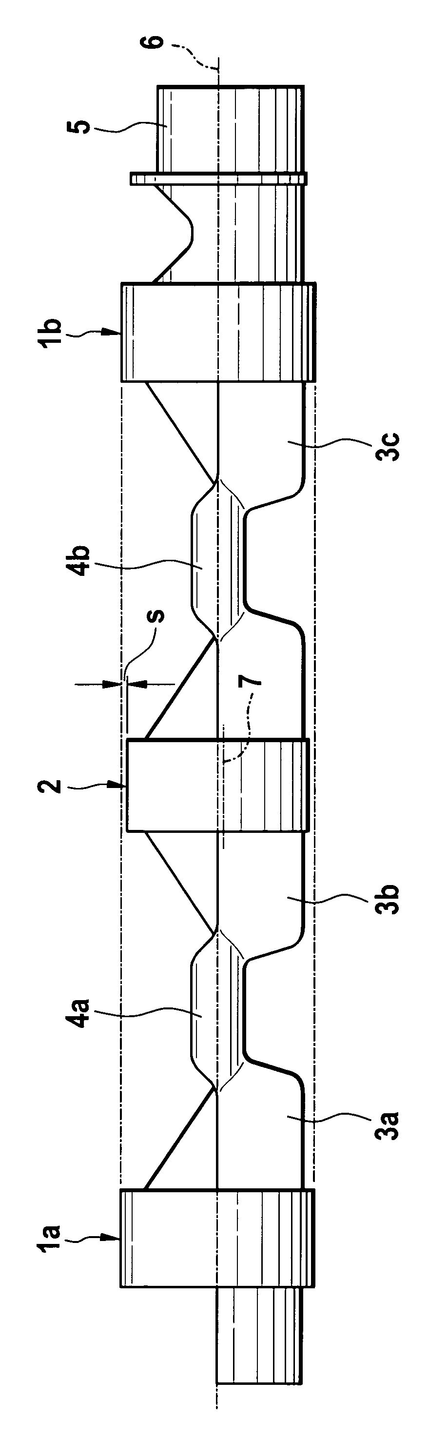 Compensation shaft of an internal combustion engine