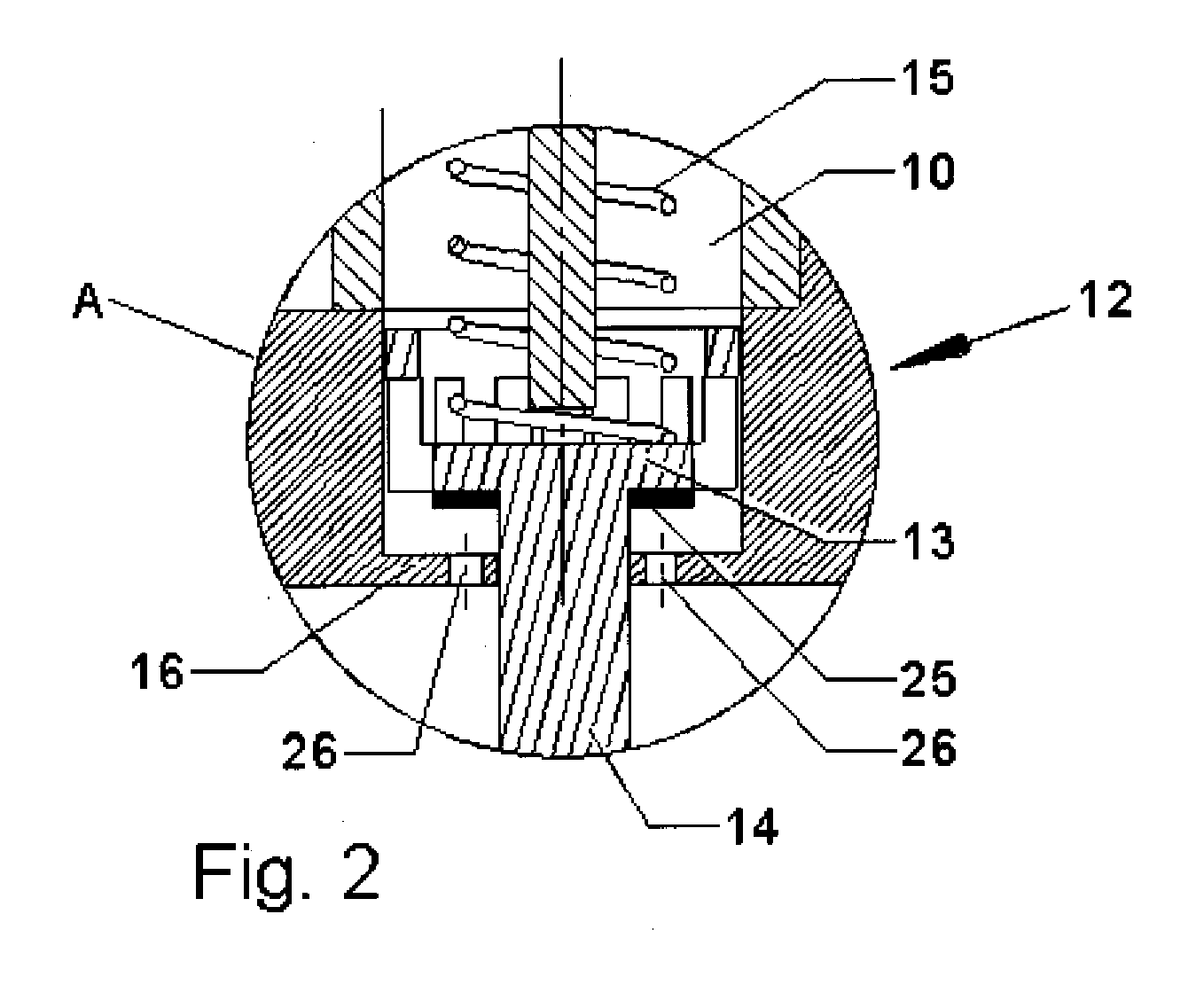 Device for separating condensate from a coaxial breathing gas line