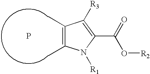 Combinatorial library of 3-aryl-1h-indole-2-carboxylic acid