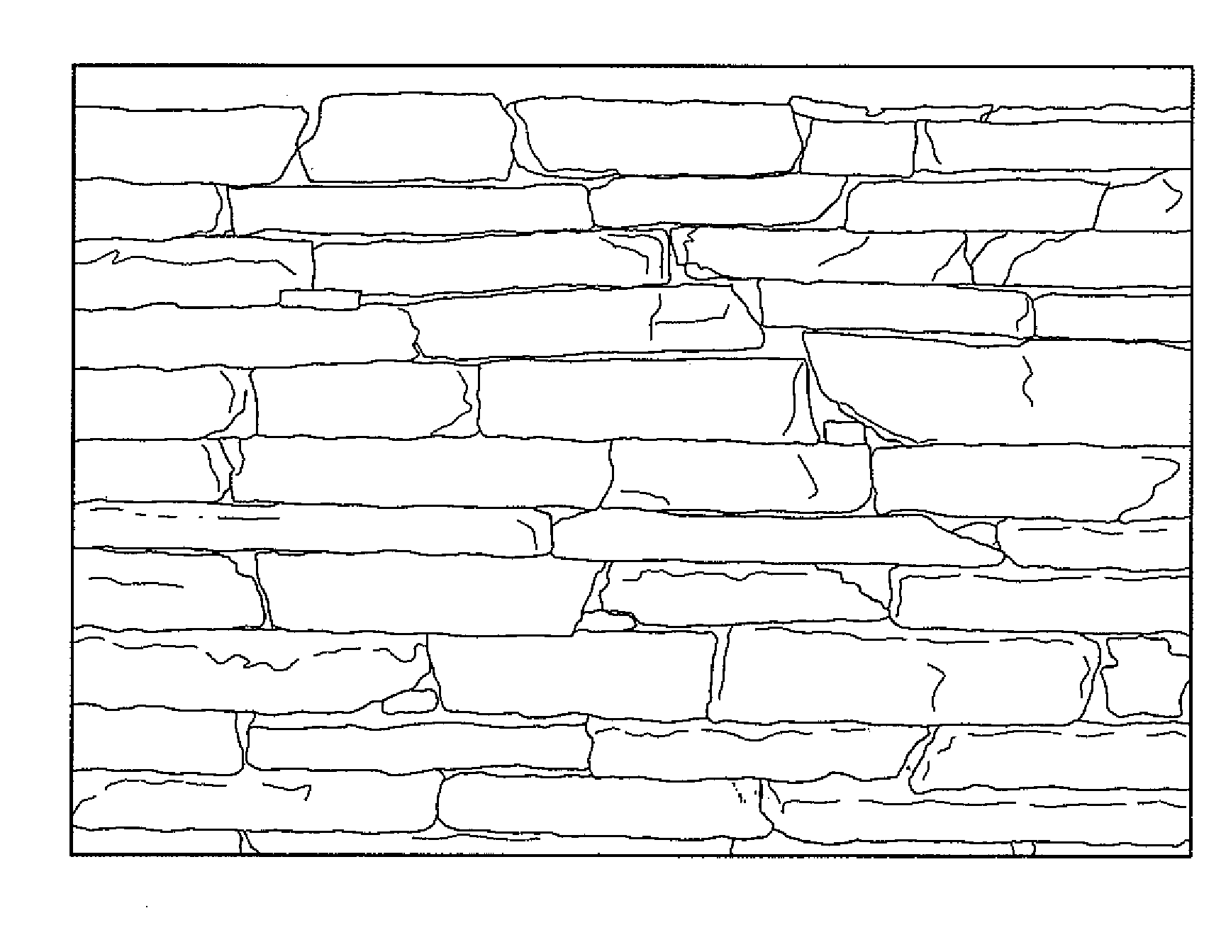 Stone fabrication system with hidden mortar joint