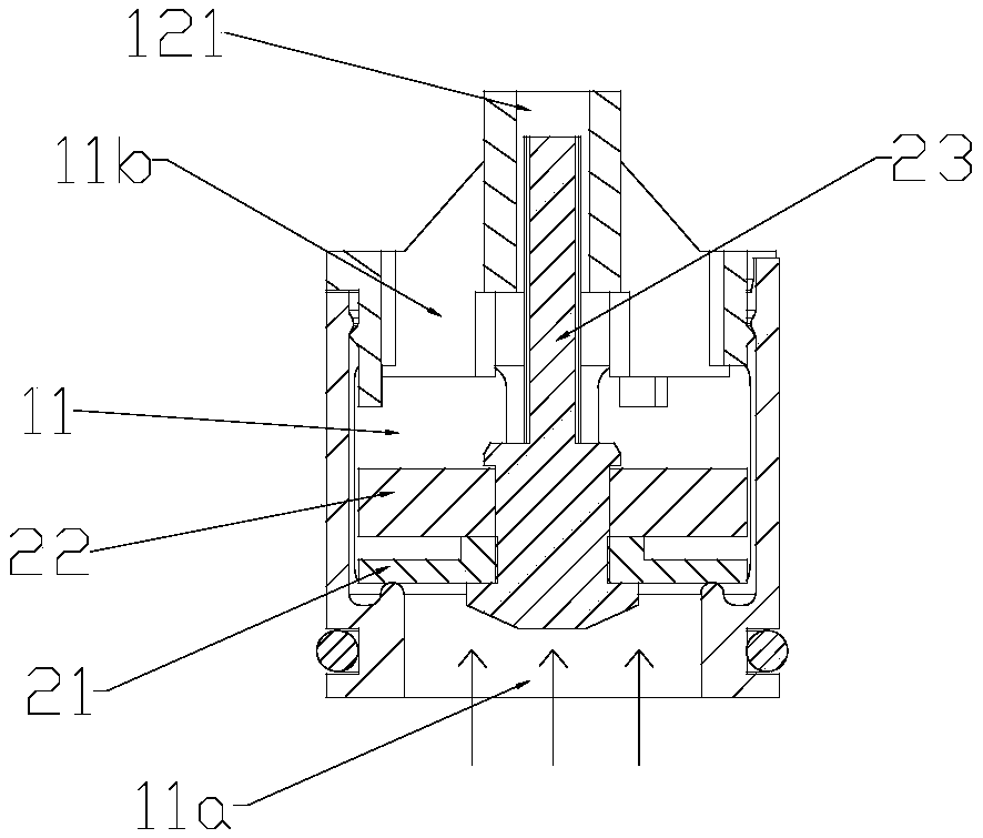 Flow-limiting non-return device with anti-siphon function