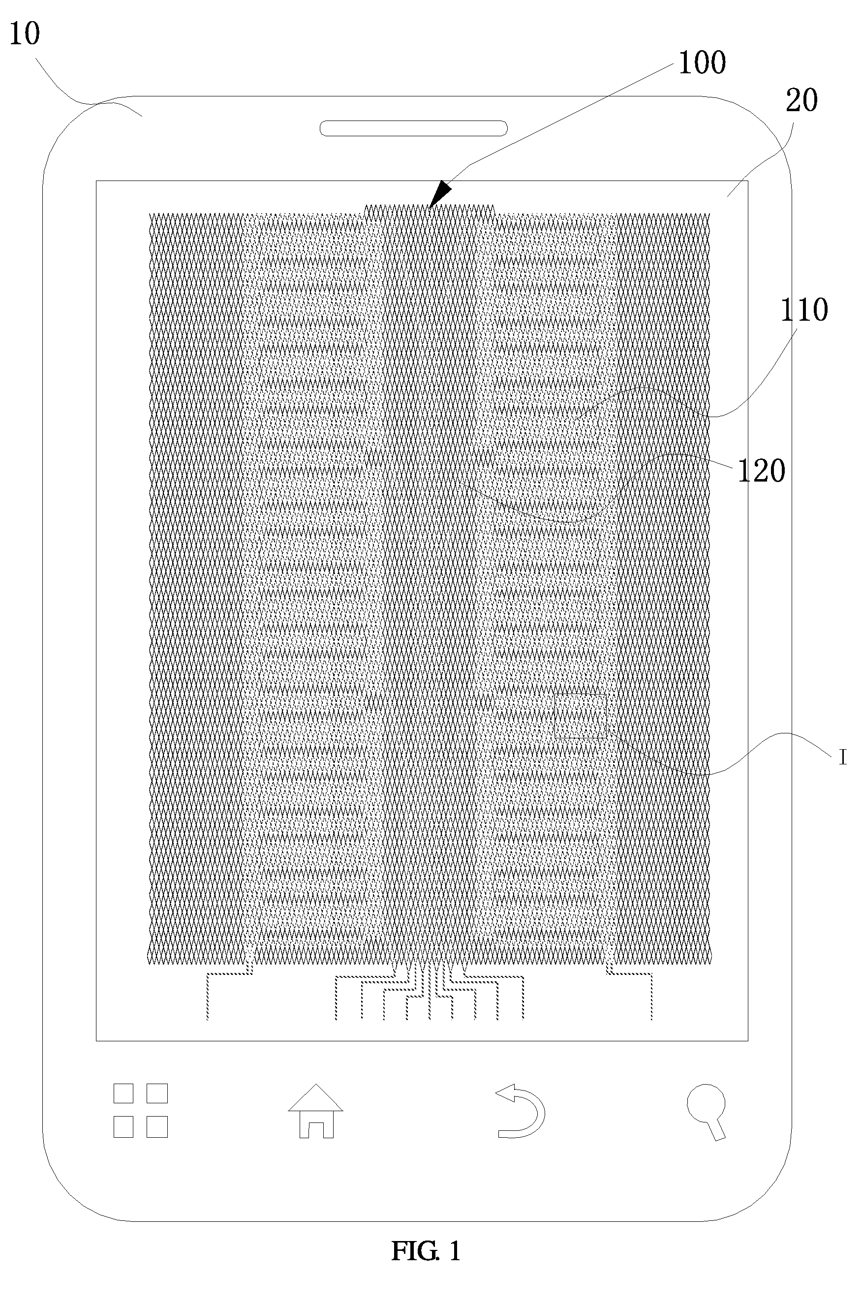 Touch screen and conductive layer thereof