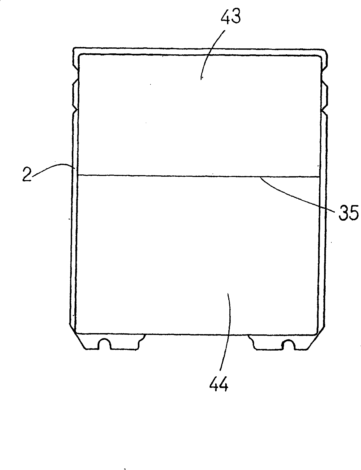 Dust-collecting filter for electrical cleaner