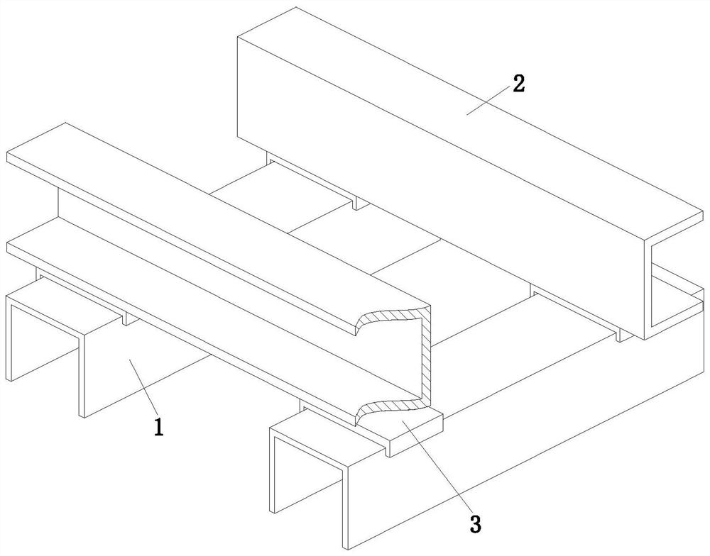 Dry-type transformer mounting support seat and mounting support seat processing machine