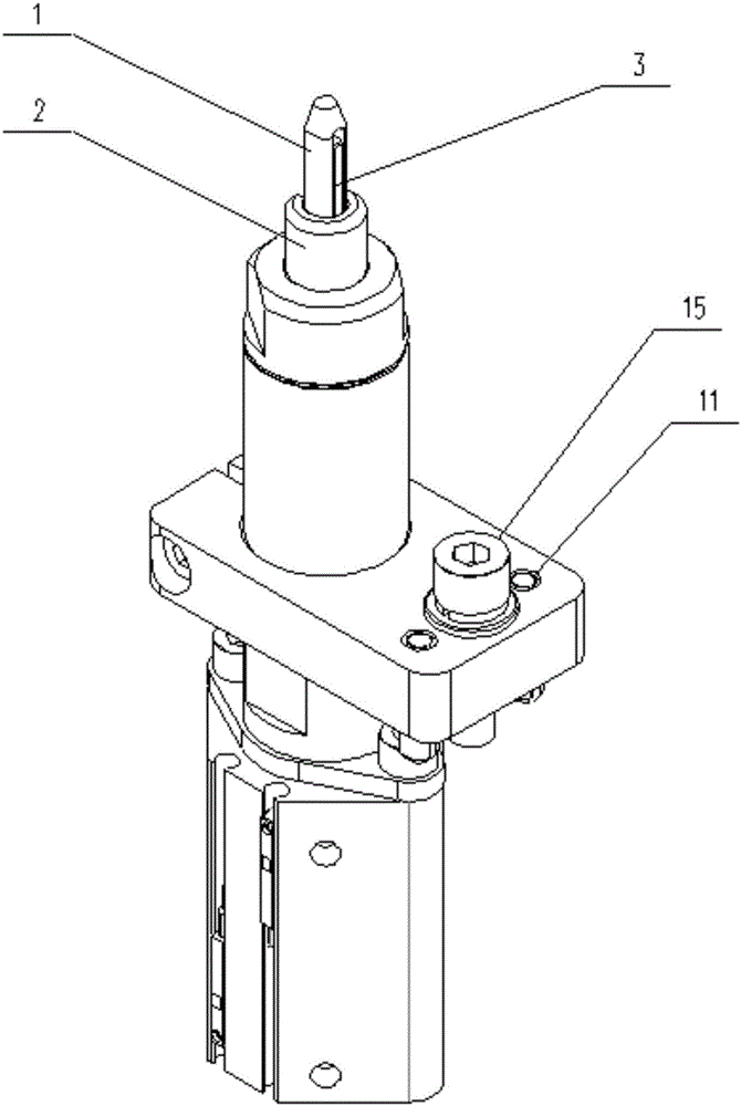 Pneumatic positioning and locking pin hook mechanism.