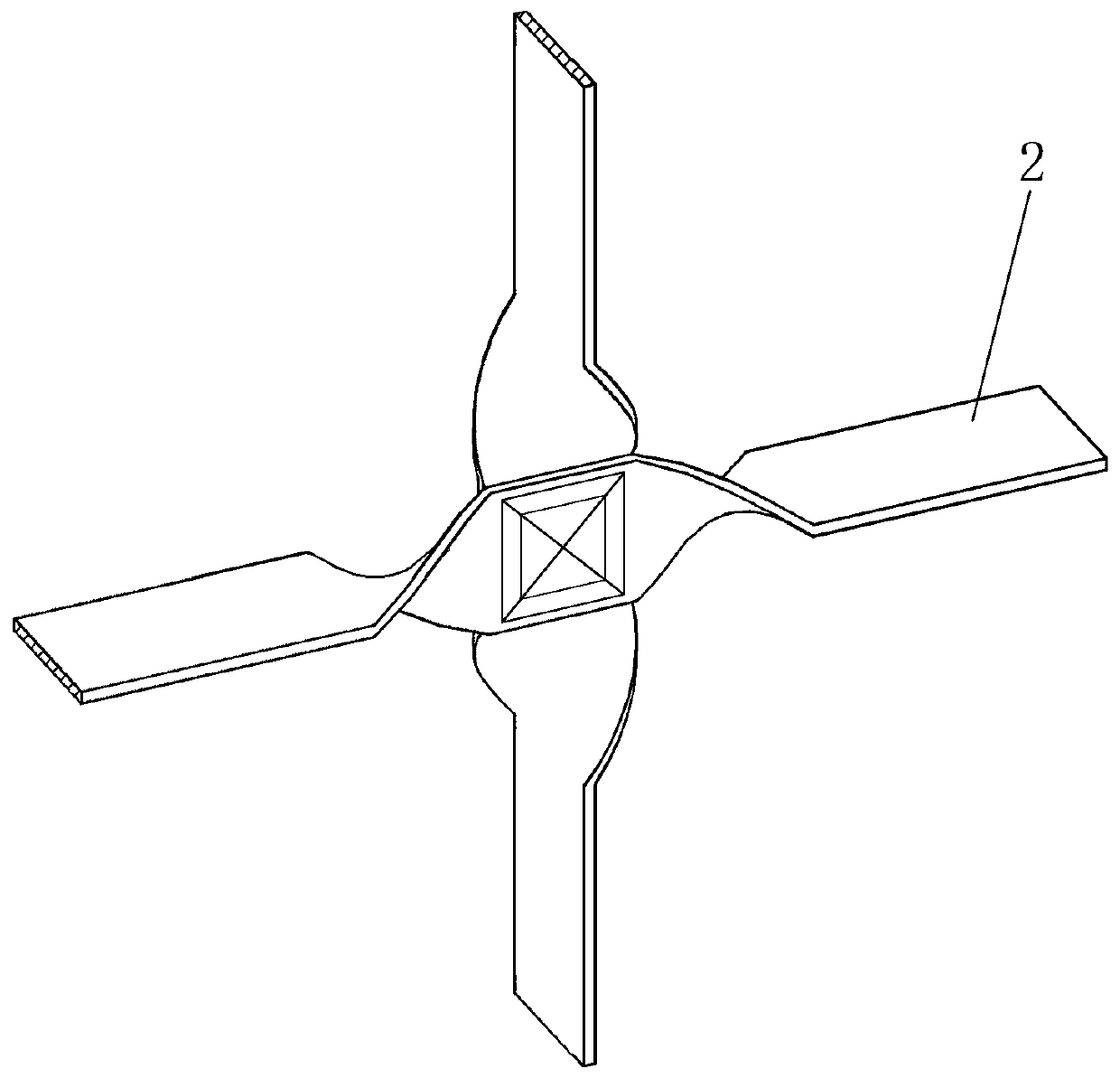 Modularized flexible-connection large-area supporting framework