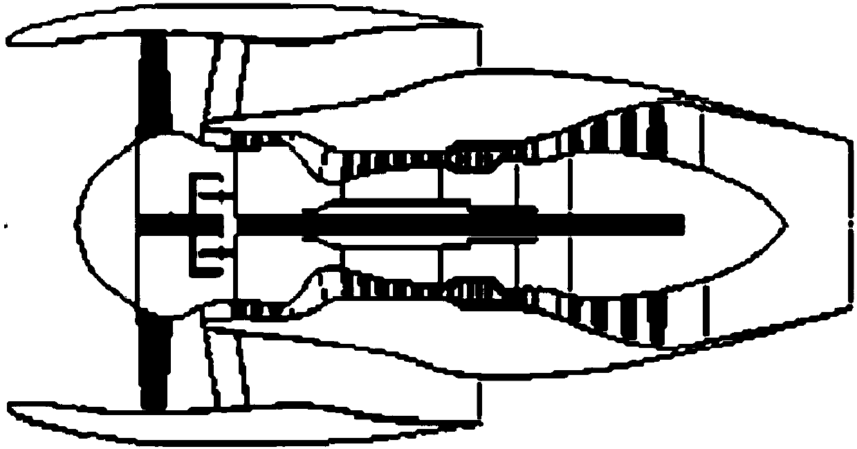 Variable-cycle large-bypass-ratio turbofan engine