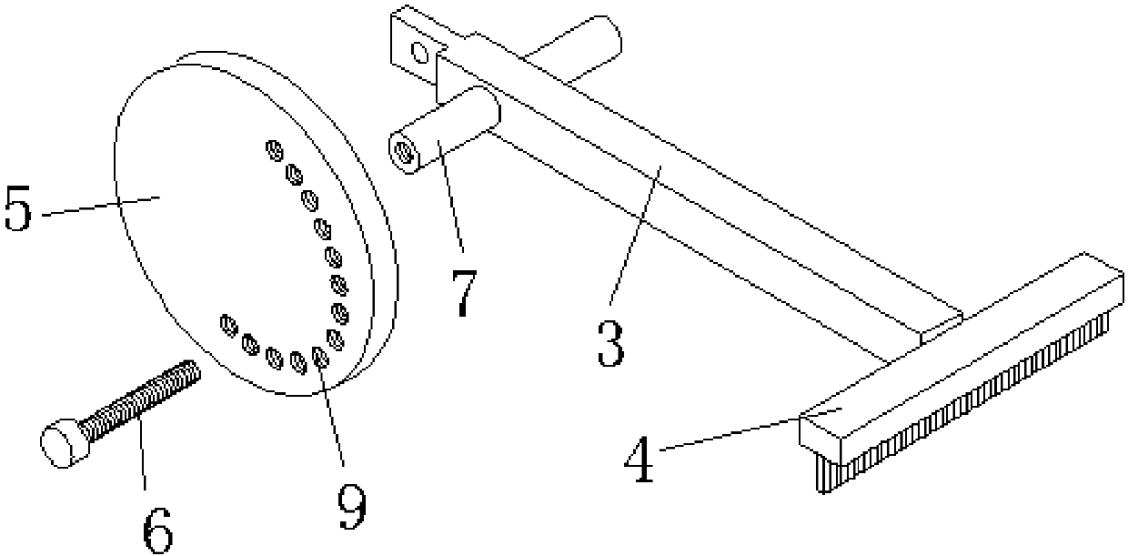 Galling mechanism for improving roughness of track plate