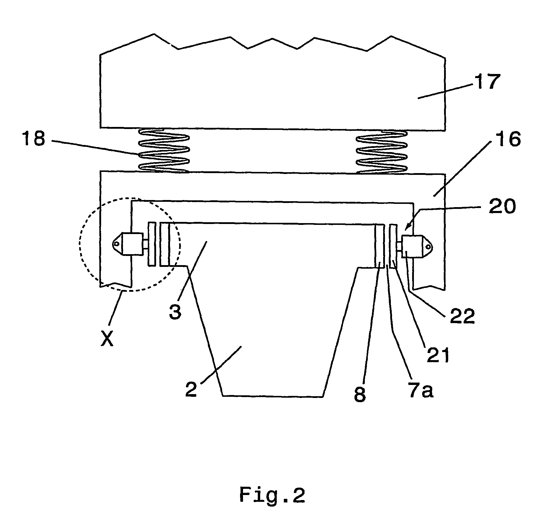 Magnetic levitation train provided with an eddy-current brake