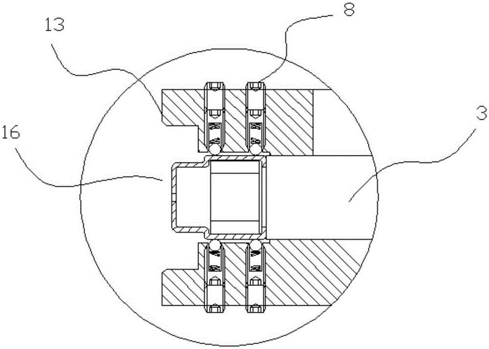 Press-fitting device for a stepped type needle roller bearing without inner ring