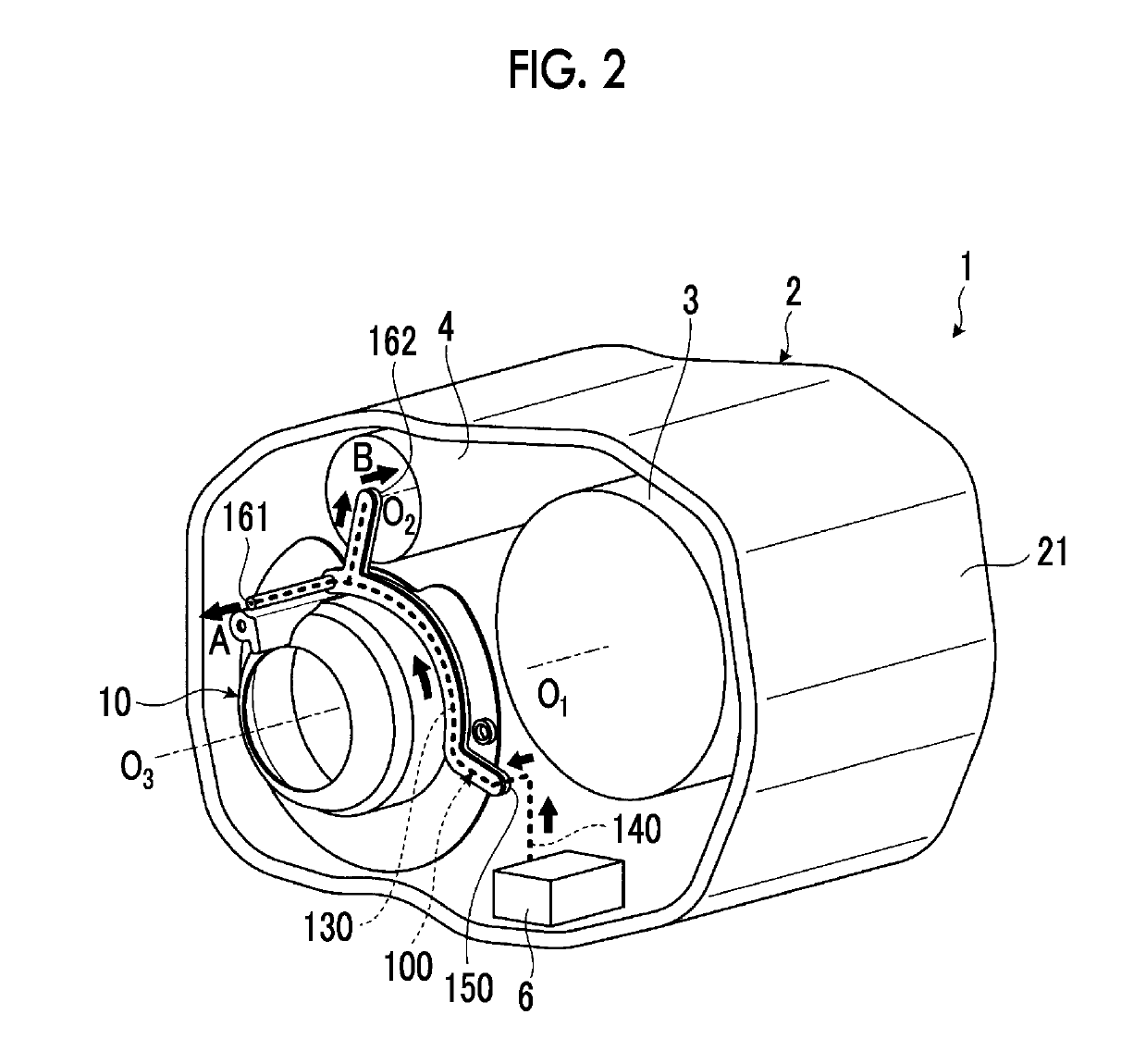 Oil passage structure for power transmission device