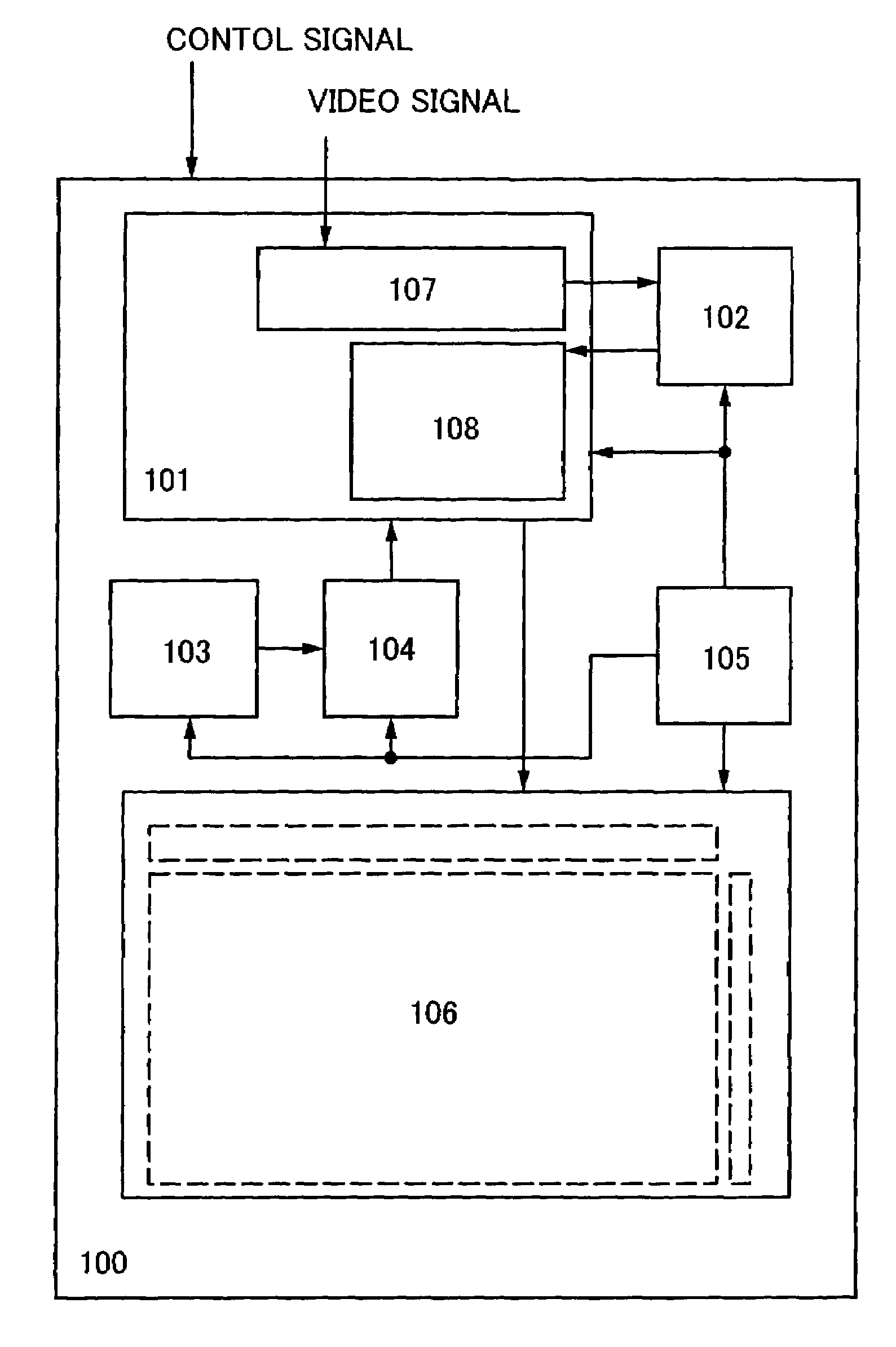 Display device with ambient light sensing