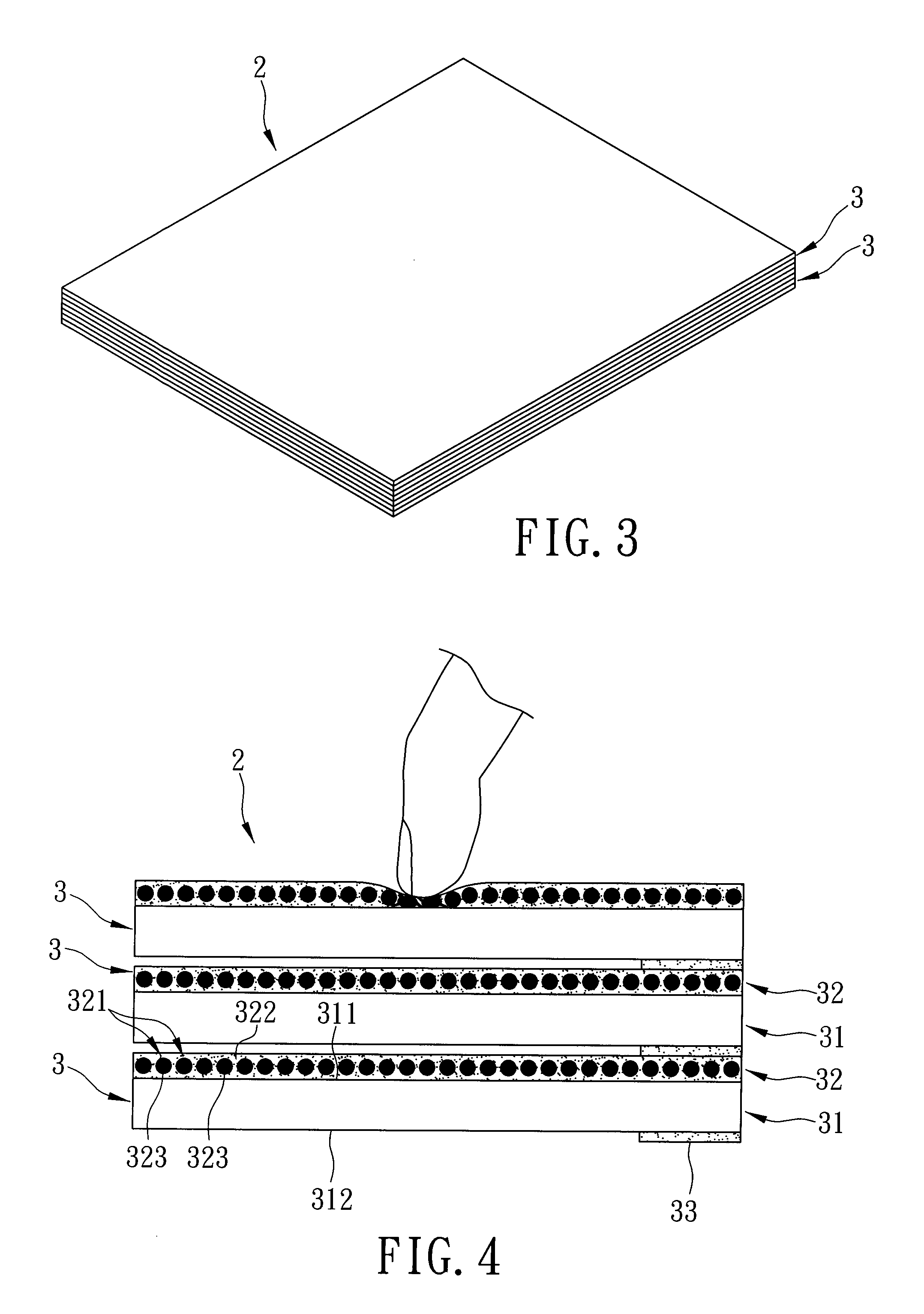 Note pad containing carbonless color-developing material