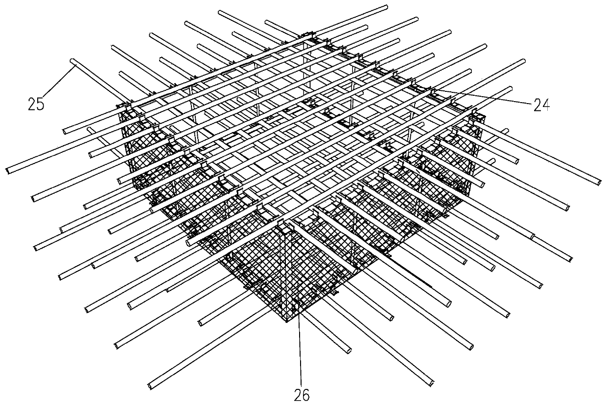 Construction method of semi-fabricated cast-in-place concrete column