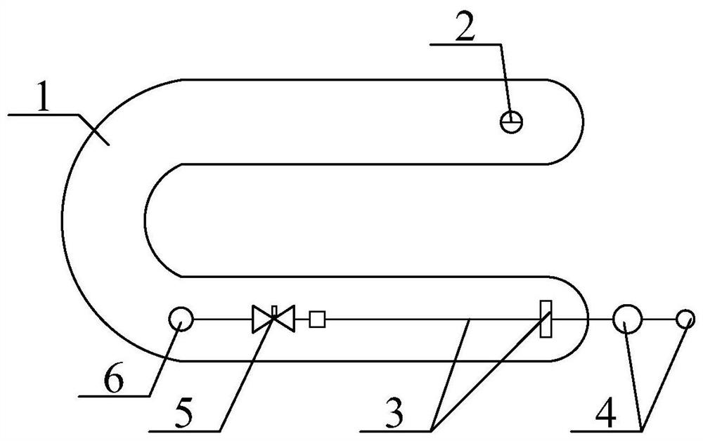 co  <sub>2</sub> U-shaped vapor separation heat exchanger skid