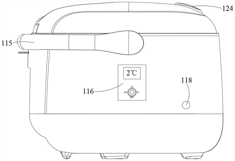 Reagent refrigerating device for analytical instrument and working method of reagent refrigerating device