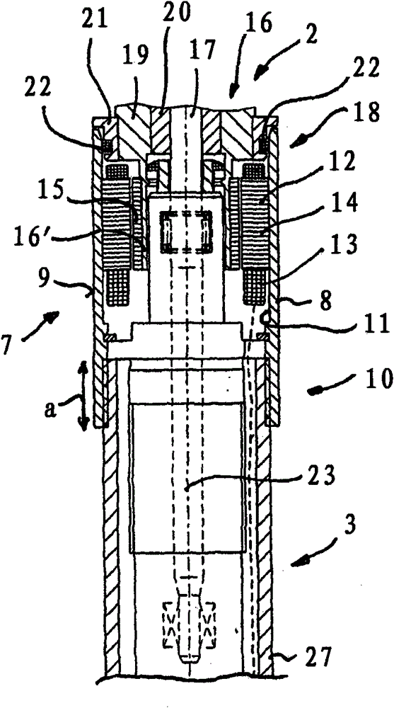 Spindle having individual drive