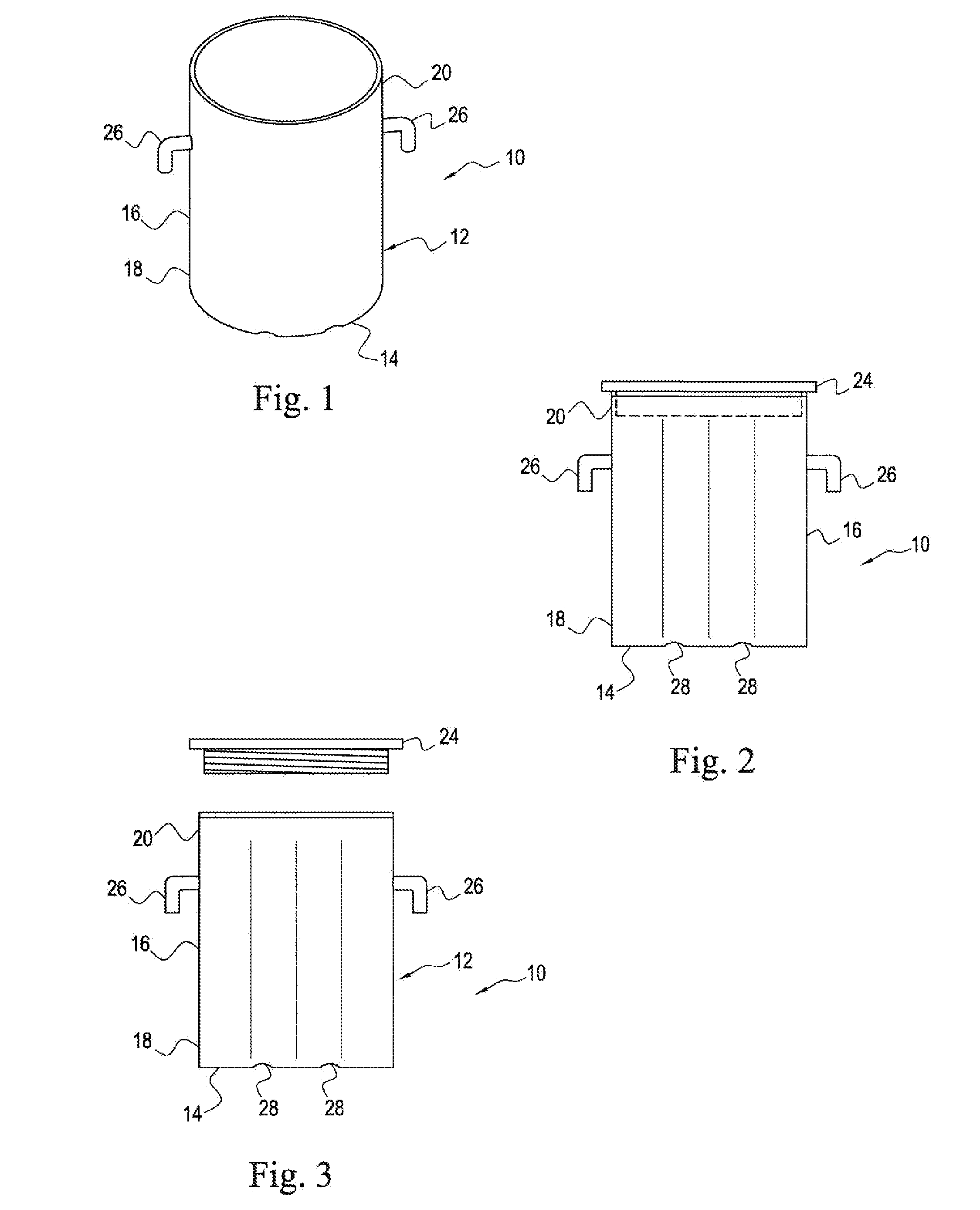 Vessel for interring cremated remains and associated methods