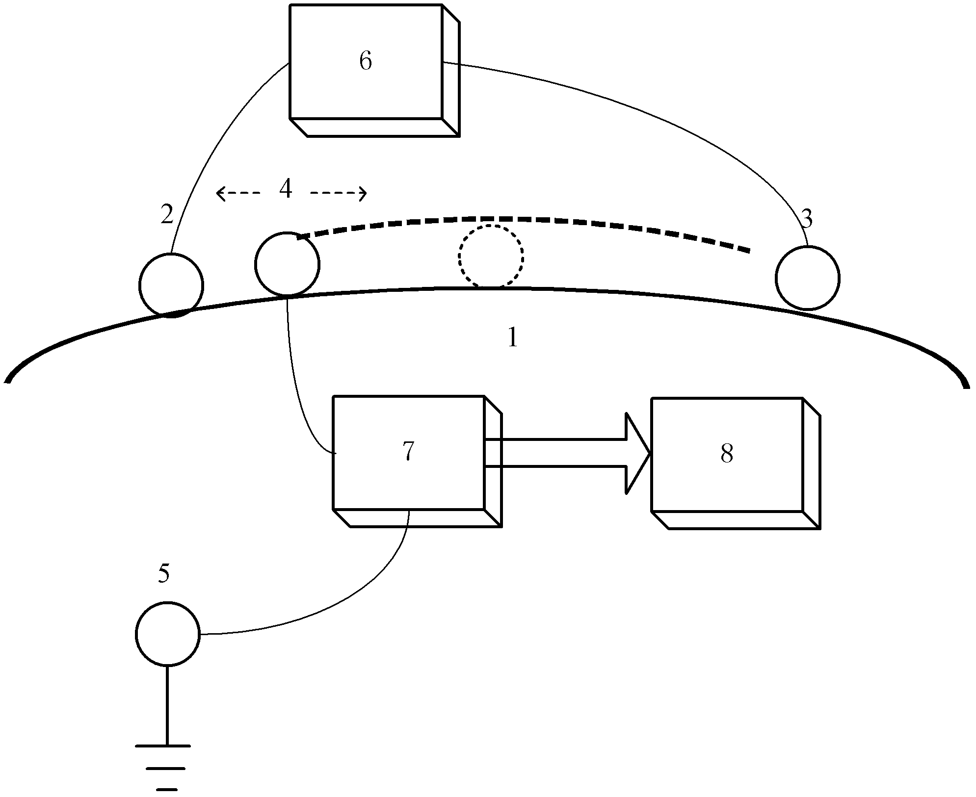 Electric impedance imaging system with open electrode scanning mode