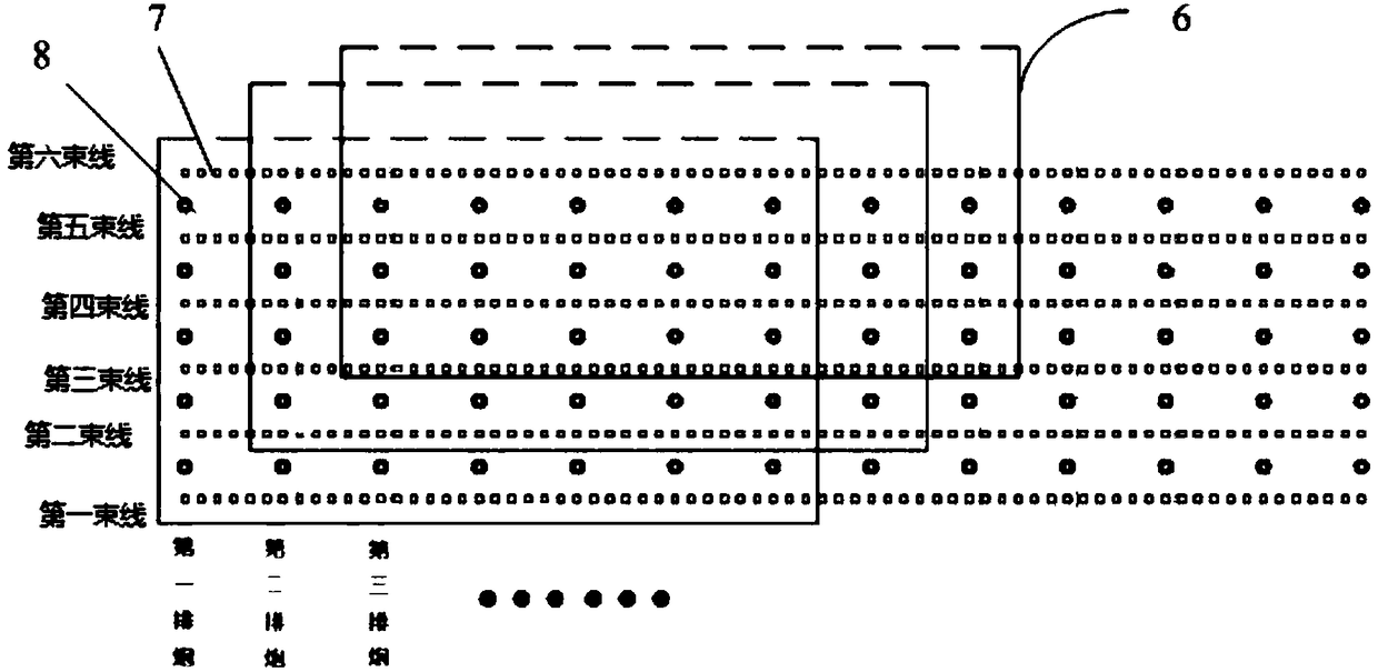 Engineering three-dimensional dual-source surface wave exploration method and system