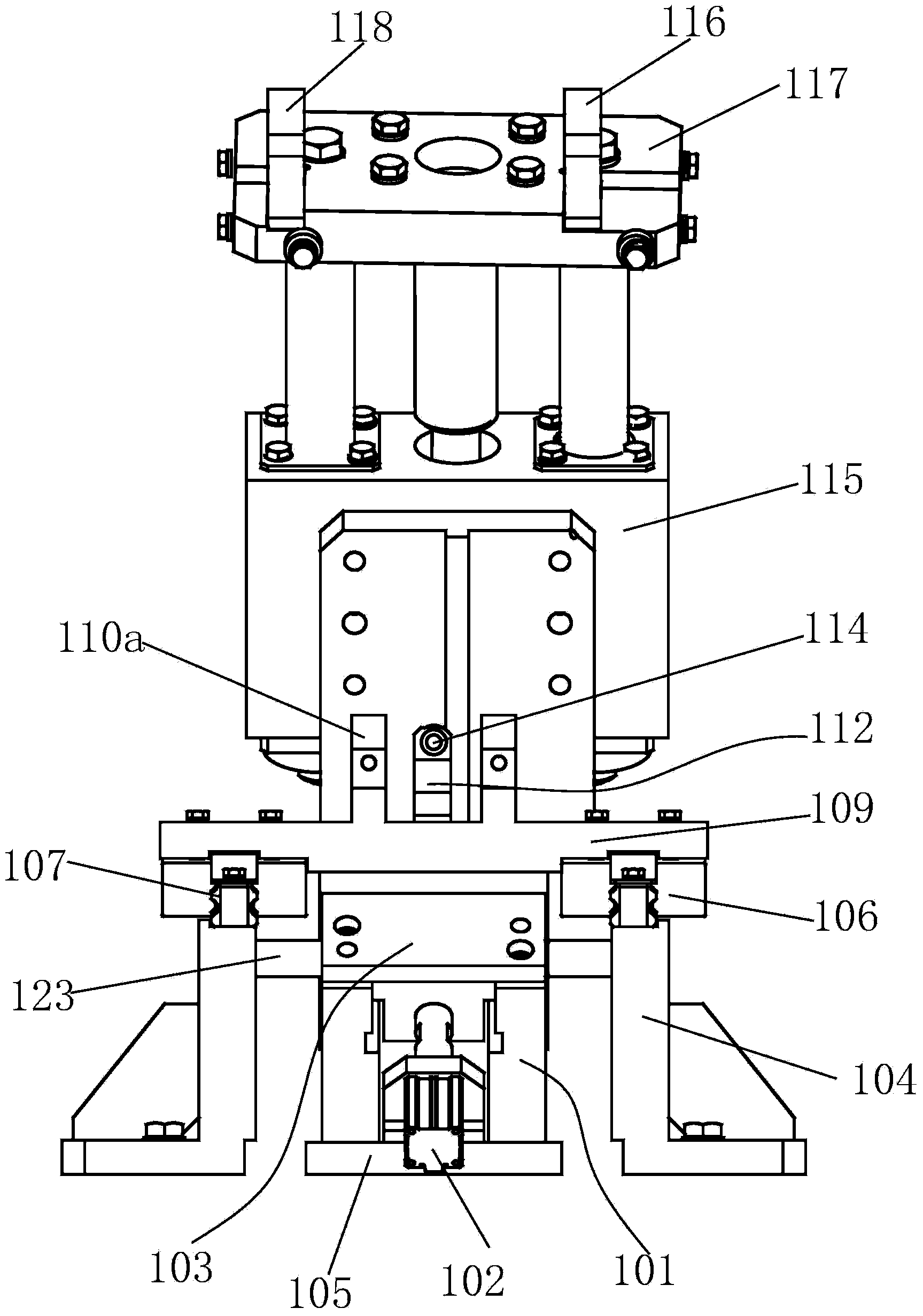 Clamp for steering column upper installation support of dashboard cross beam