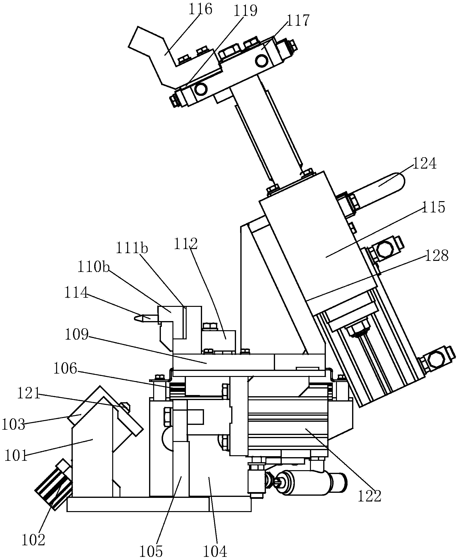 Clamp for steering column upper installation support of dashboard cross beam