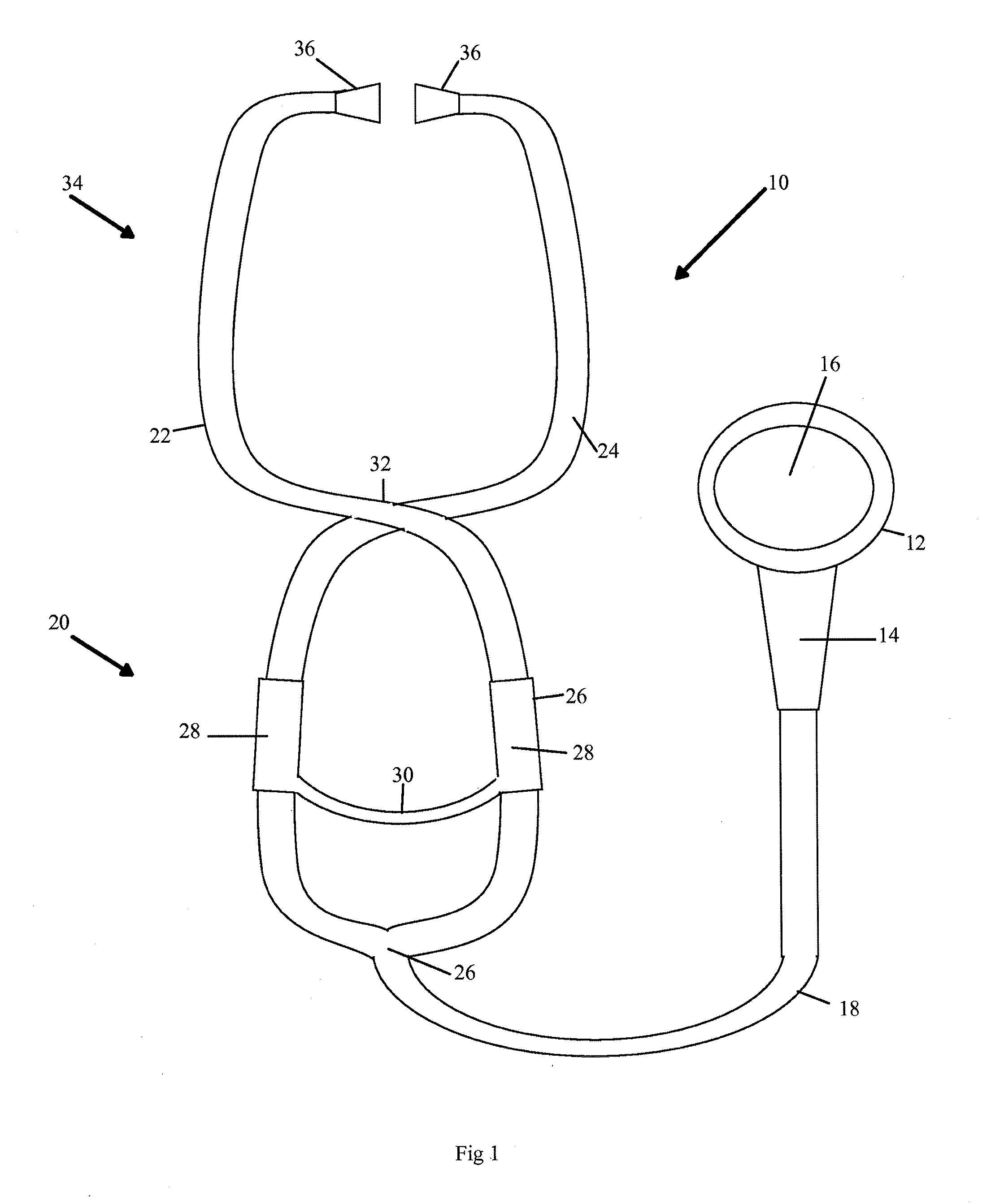 Stethoscope Having An Elliptical Headpiece And Amplified Earpieces