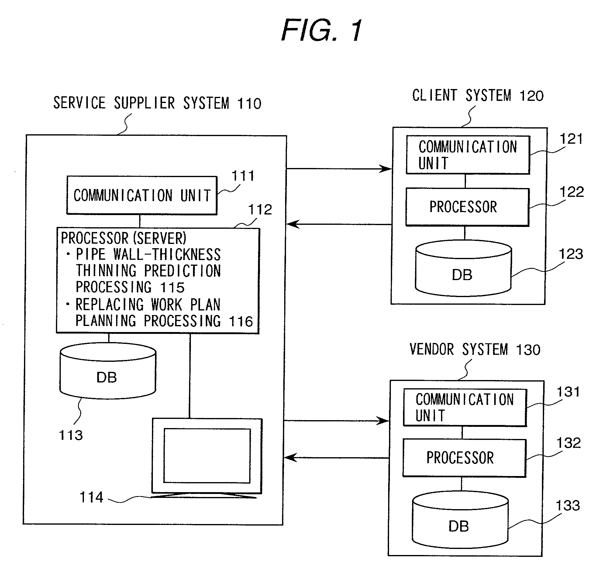 Method of offering wall-thickness thinning prediction information, and computer-readable recording medium storing wall-thickness thinning prediction program, and method of planning piping work plan
