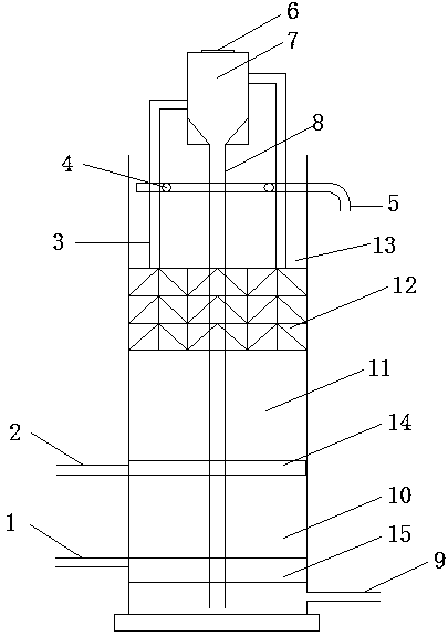 Tower-type self-circulation aerobic degradation reactor and aerobic degradation method using same