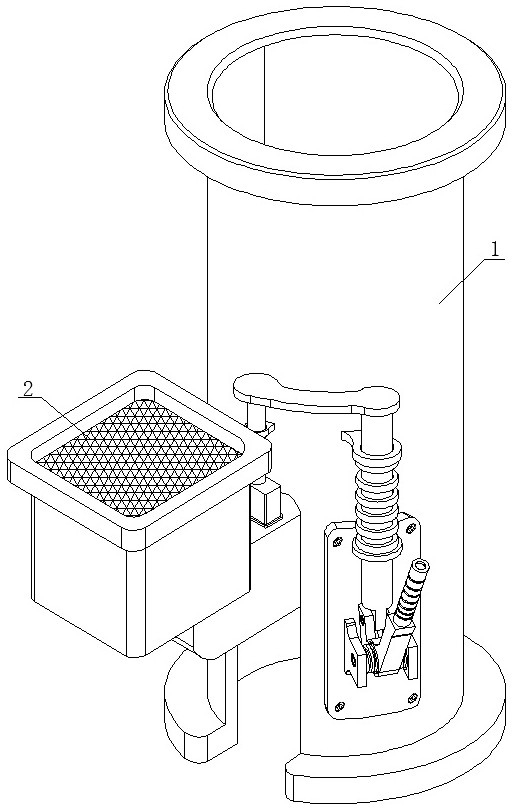 Building water pipe jacket structure with water flow impact scale inhibition function and implementation method