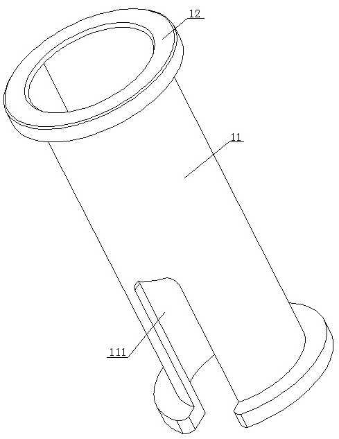 Building water pipe jacket structure with water flow impact scale inhibition function and implementation method