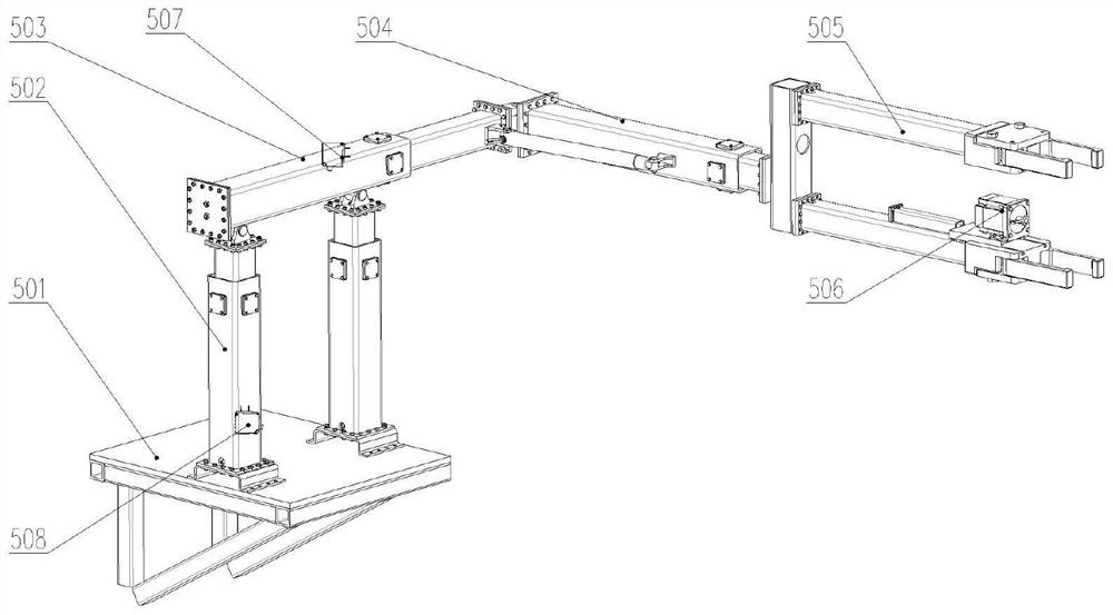 Control system and method for port winter dust removal automatic water feeding butt joint device