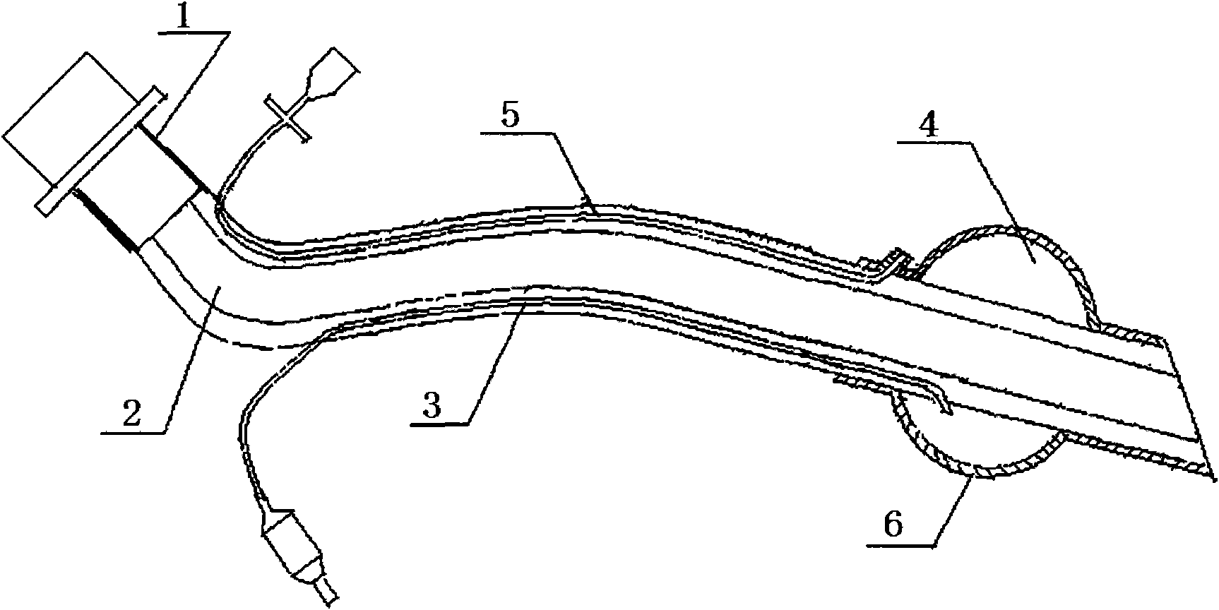 Artificial trachea cannula made of nano materials and preparation method thereof