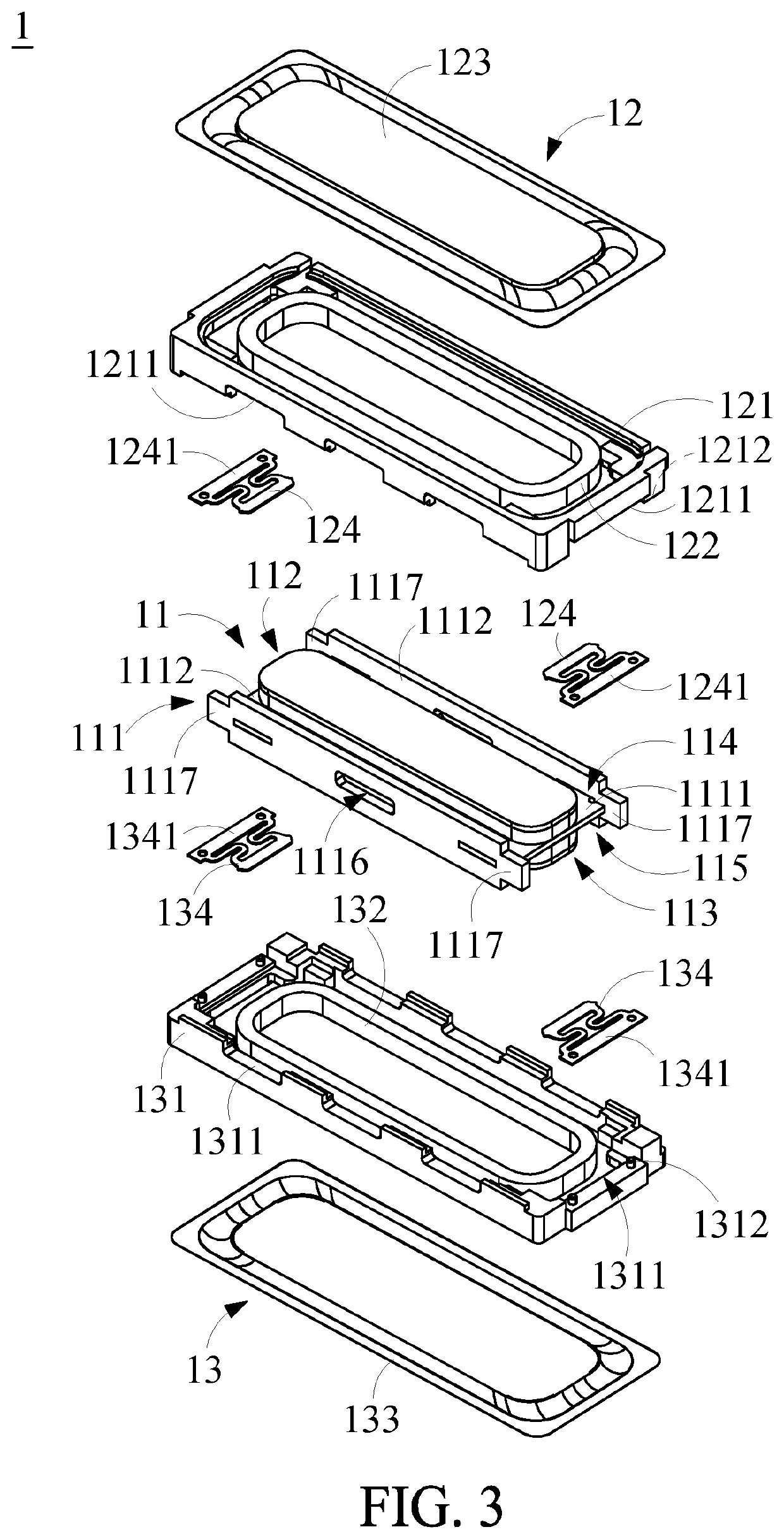 Double-sided vibrating speaker