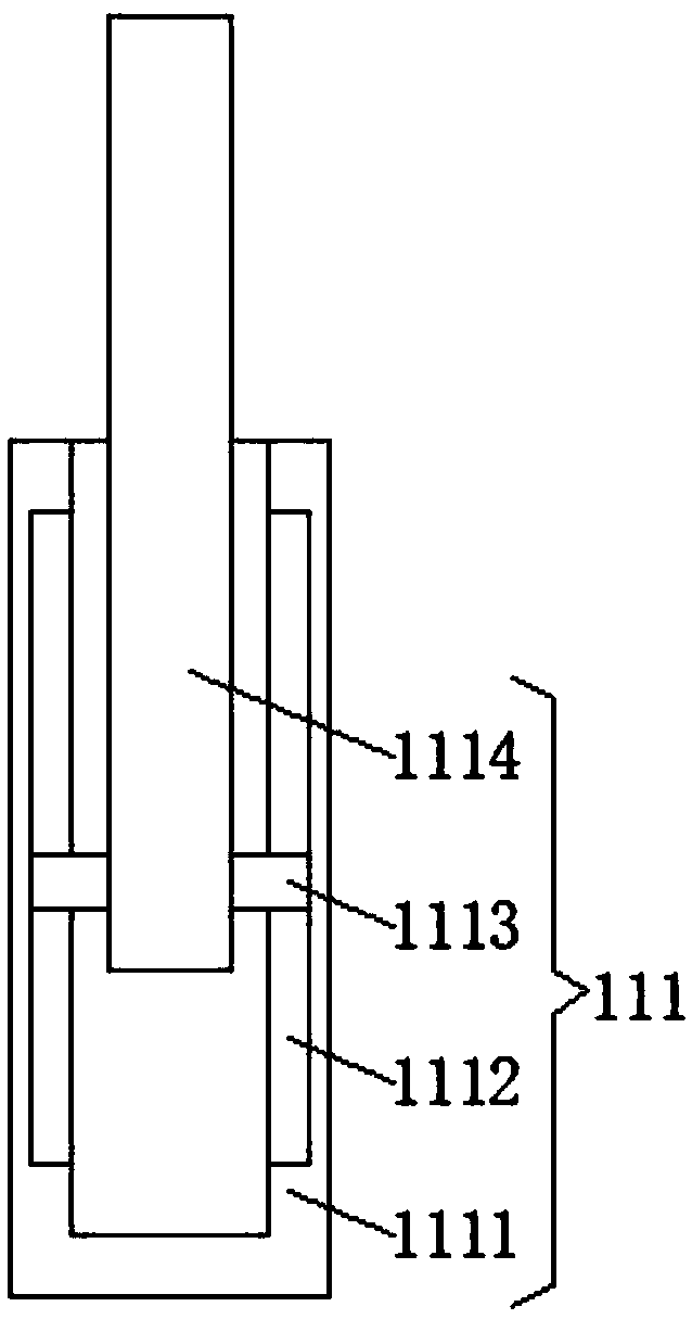 Rapid fixing device of faucet in production process