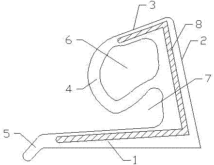 Heat-resisting building sealing strip