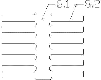 Heat-resisting building sealing strip