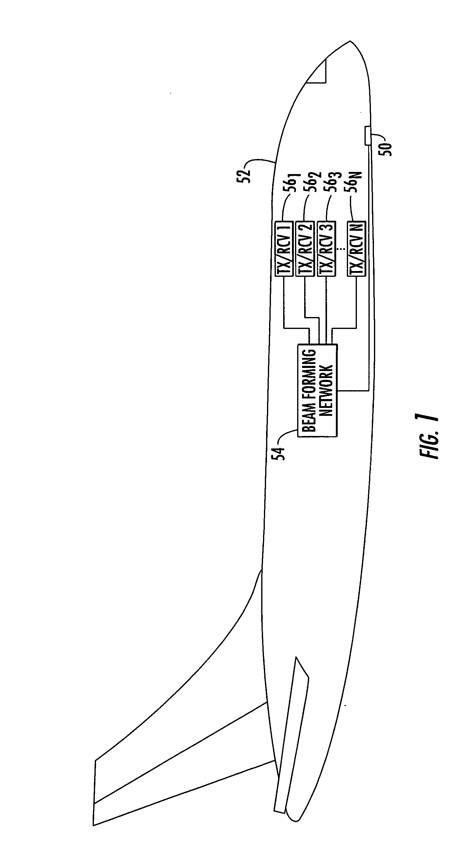 Multiband polygonally distributed phased array antenna and associated methods
