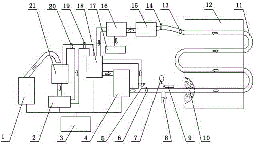 Dual-motor high-speed circulation stirring intelligent pulping and pressing system