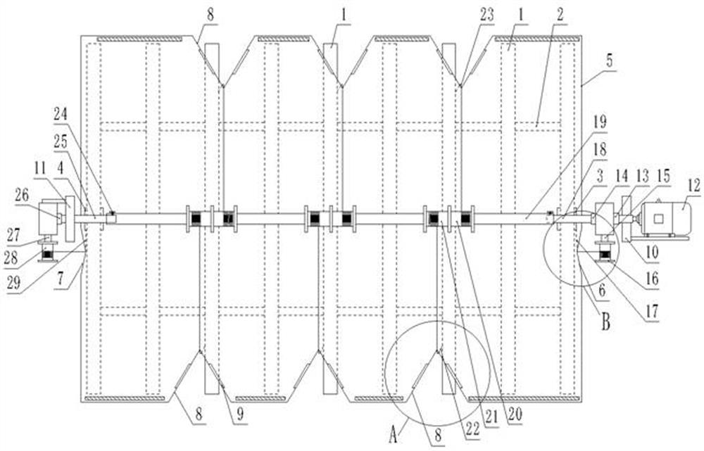 An arch shed ventilation device for agricultural planting and its application method
