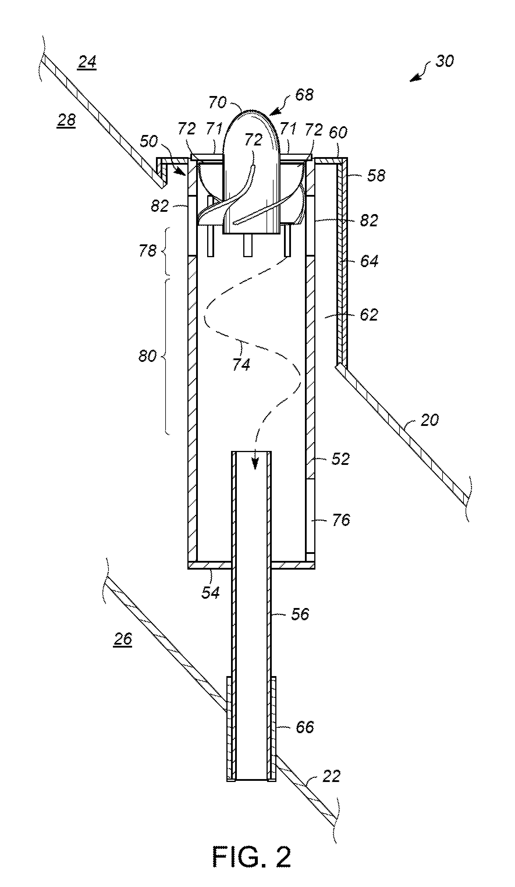 Gas-solids separation units and methods for the manufacture thereof