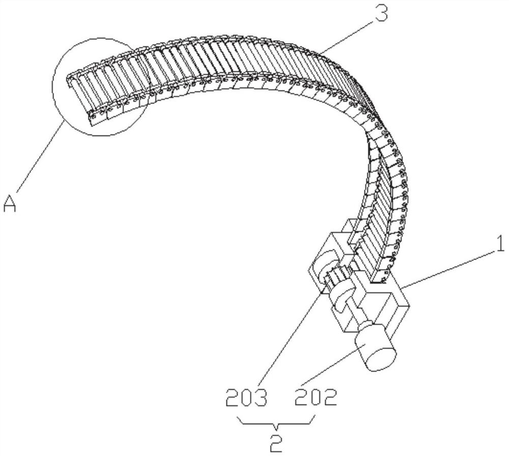 A kind of auxiliary turning method and auxiliary turning mechanism