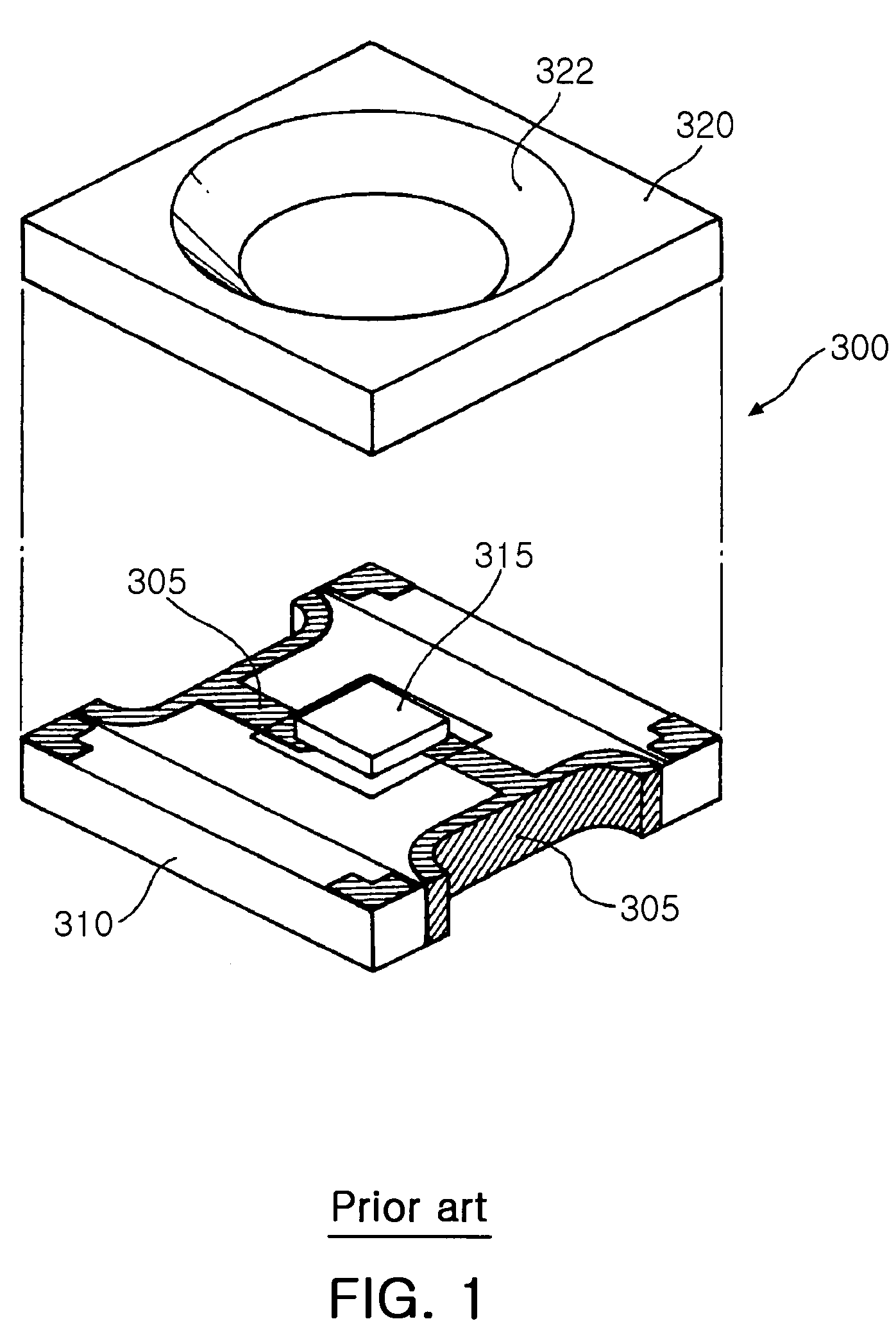 Light emitting diode package having multi-stepped reflecting surface structure and fabrication method thereof