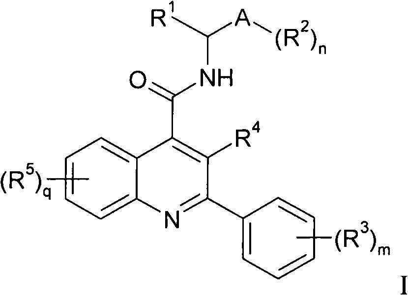Alkylnitrile quinolines, as NK-3 receptor ligands