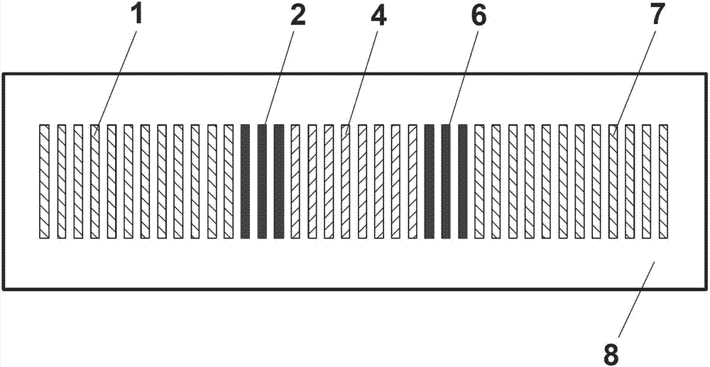 Modularized array electrode of precision simulate welded joint and manufacturing method thereof