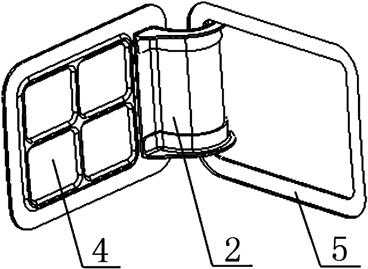 Aircraft cap rotation hinge device